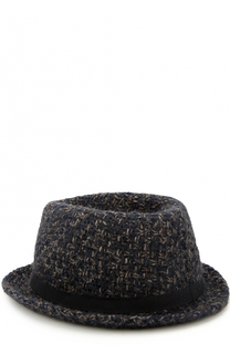 Шляпа фактурной вязки с лентой Giorgio Armani