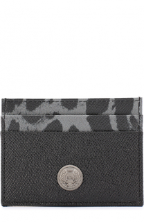 Кожаный футляр для кредитных карт с логотипом бренда Dolce &amp; Gabbana