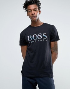 Черная футболка классического кроя с логотипом BOSS Orange by Hugo Boss - Черный