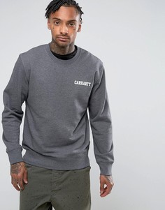 Свитшот классического кроя Carhartt WIP College - Серый