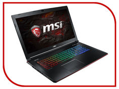 Ноутбук MSI GE72VR 7RF-601RU 9S7-179B11-601 (Intel Core i7-7700HQ 2.8 GHz/16384Mb/1000Gb + 128Gb SSD/DVD-RW/nVidia GeForce GTX 1060 6144Mb/Wi-Fi/Cam/17.3/1920x1080/Windows 10 64-bit)