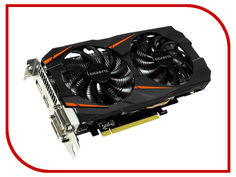 Видеокарта GigaByte GeForce GTX 1060 1556Mhz PCI-E 3.0 6144Mb 8008Mhz 192 bit DVI HDMI OEM GV-N1060WF2OC-6GD-MI