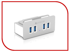 Хаб USB Satechi Aluminum Clamp Hub Premium 4-Port USB 3.0 Compatible with iMacs Released 2012 and Later B00S6YSWUW