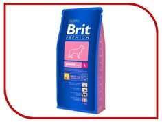 Корм Brit Premium Junior L 15kg для щенков и молодых собак крупных пород 9362/132329 Brit*