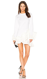 Мини платье poplin ruffle - GOEN.J