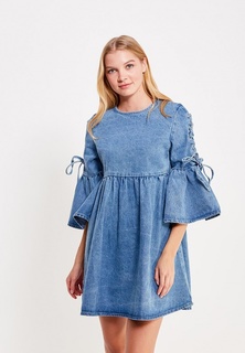Платье джинсовое LOST INK TIE SLEEVE SWING DENIM DRESS