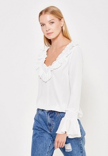 Блуза LOST INK V NECK ROUCHED TOP