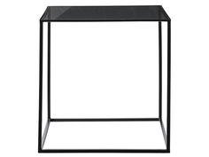 Журнальный столик cube (bloomingville) черный 50x50x50 см.