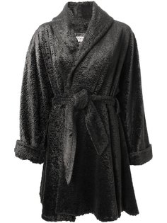 пальто с поясом  Lanvin Vintage