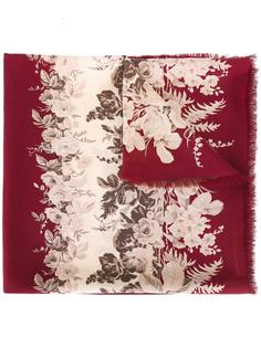 платок с цветочным узором Yves Saint Laurent Vintage