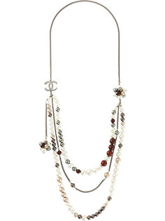 ожерелье-цепочка с бусинами  Chanel Vintage
