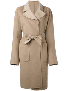 пальто с поясом  Hermès Vintage