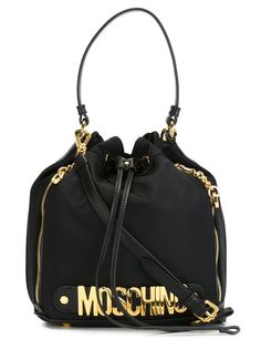 сумка-мешок с логотипом  Moschino