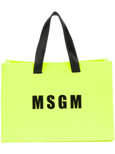 мини сумка-шоппер с логотипом MSGM