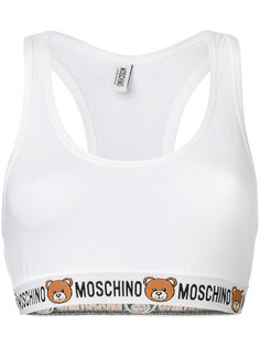 бюстгальтер с логотипом Moschino