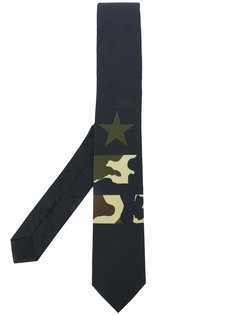галстук с камуфляжными панелями Givenchy
