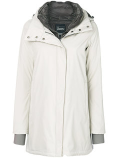 дутое пальто на молнии  Herno