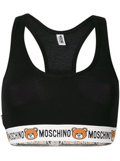 бюстгальтер с логотипом Moschino