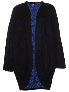 длинное бархатное пальто  Emanuel Ungaro Vintage