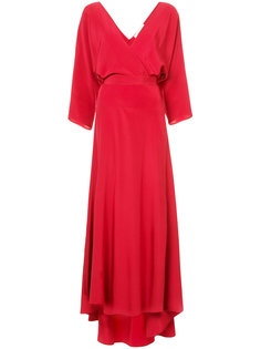 платье макси с запахом и длинными рукавами Diane Von Furstenberg
