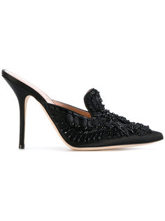 декорированные мюли Alberta Ferretti