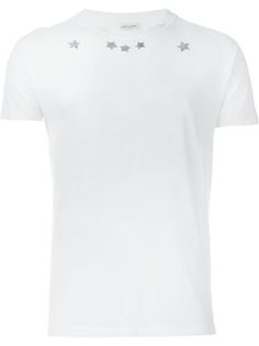 футболка с принтом звезд Saint Laurent