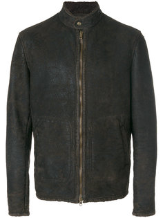 jacket with stand up button collar Salvatore Santoro