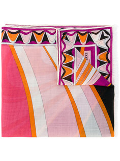 шарф с геометрическим рисунком Emilio Pucci
