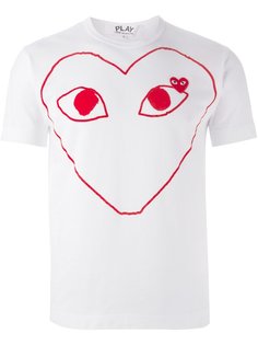 футболка с принтом логотипа Play Comme Des Garçons Play