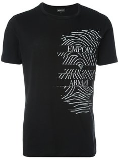 футболка с логотипом Emporio Armani