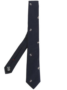 галстук с вышивкой космонавтов Ps By Paul Smith