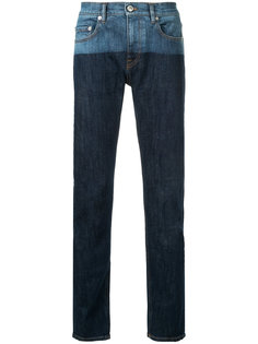 прямые джинсы с контрастным дизайном Cerruti 1881
