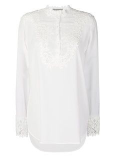 блузка с кружевной вставкой  Ermanno Scervino