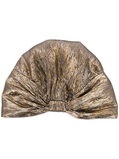 metallic effect turban Ingie Paris