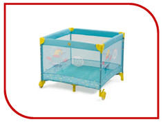 Манеж-кровать Happy Baby Alex Light Blue 4650069782377