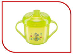 Тренировочная кружка с крышкой Happy Baby Training Cup Lime 14001 4650069780595