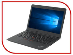 Ноутбук Lenovo ThinkPad EDGE E470 20H1006JRT (Intel Core i5-7500U 2.7 GHz/8192Mb/256Gb SSD/No ODD/nVidia GeForce GTX 940MX 2048Mb/Wi-Fi/Bluetooth/Cam/14/1920x1080/Windows 10 Pro)