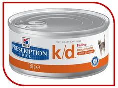 Корм Hills Prescription Diet k/d Курица 156g для кошек 9453