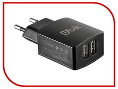 Зарядное устройство Ubik 2xUSB UHS22 Black