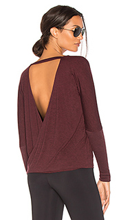 Драпированный пуловер с v-вырезом - onzie