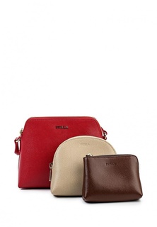 Комплект косметичка, кошелек и сумка Furla BOHEME