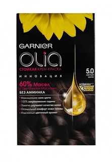 Краска для волос Garnier Olia, оттенок 5.0 Светлый шатен