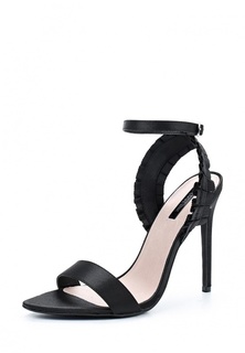 Босоножки LOST INK BETTY PLEATED HEELED SANDAL