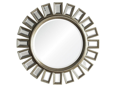 Зеркало в раме эштон (francois mirro) серый 86.0x86.0x4 см.