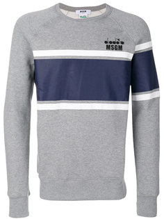 толстовка MSGM x Diadora  MSGM