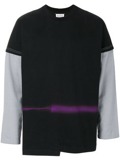 топ с асимметричным резным подолом Maison Margiela