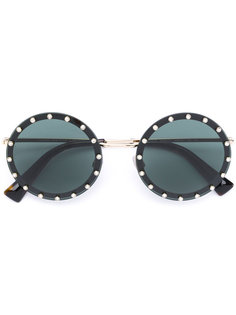солнцезащитные очки с заклепками Valentino Eyewear