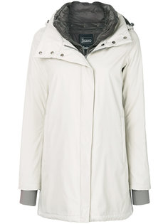 дутое пальто на молнии  Herno