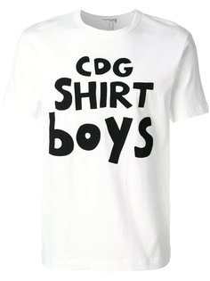 футболка с надписью Comme Des Garçons Shirt Boys