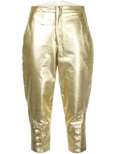 укороченные брюки с пуговицами на манжетах Comme Des Garçons